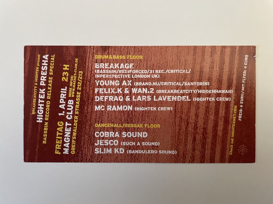 Hightek Presha — Bassbin release special