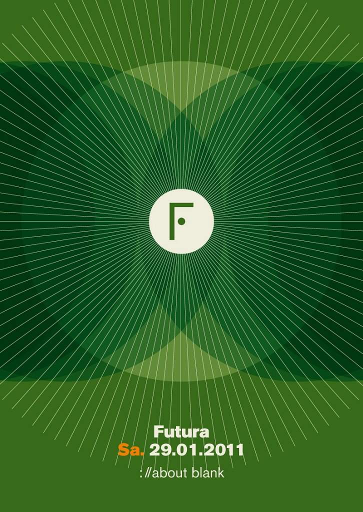 Futura Clubnight · about blank — cover