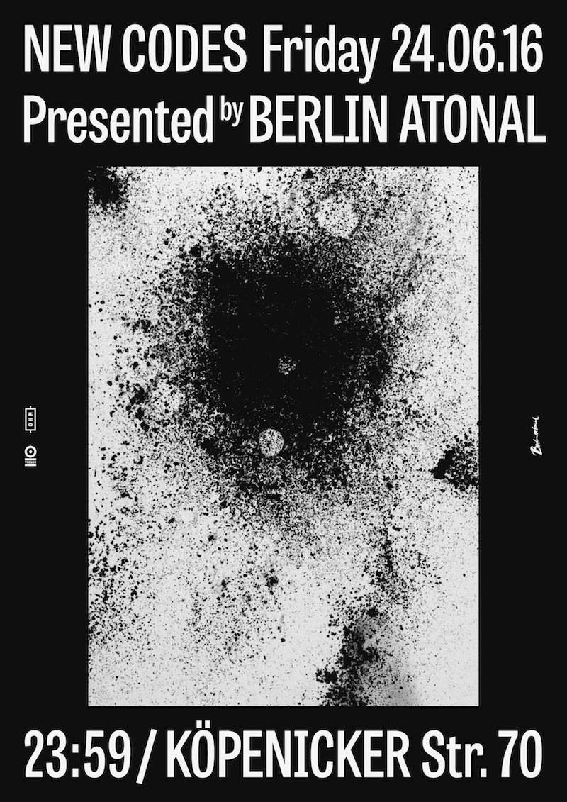 New Codes presented by Berlin Atonal · Tresor — cover