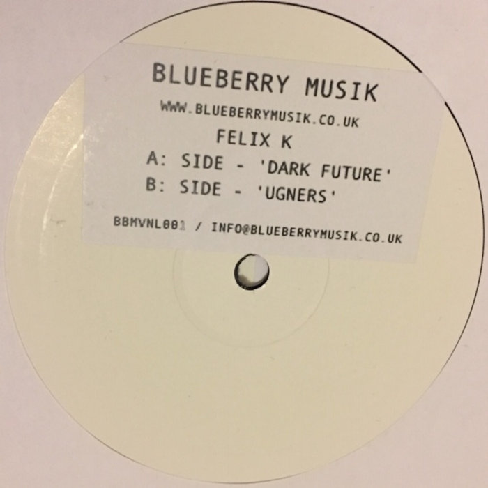 Record sleeve of Dark Future / Ugners by Felix K on Literature Recordings
