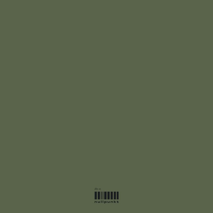 Record sleeve of DB1 — Sparse 3 on Nullpunkt
